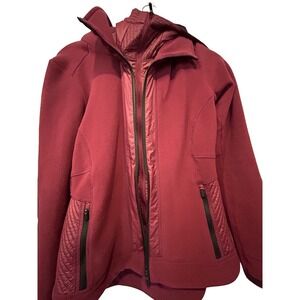 Athleta Burgundy Jacket Womens XS  Full Zip